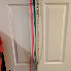 3 pack girls size small belts. Brand new